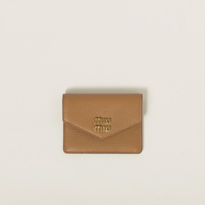 楽天市場】ミュウミュウ MIU MIU ヴィッテロダイノレザー カードケース  