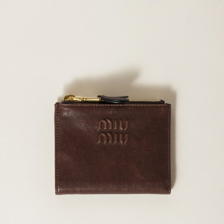 楽天市場】ミュウミュウ MIU MIU ナッパレザー 財布5ML024_AEFX_F0NBL 