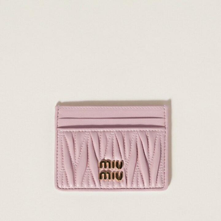 楽天市場】ミュウミュウ MIU MIU マテラッセレザー カードケース 
