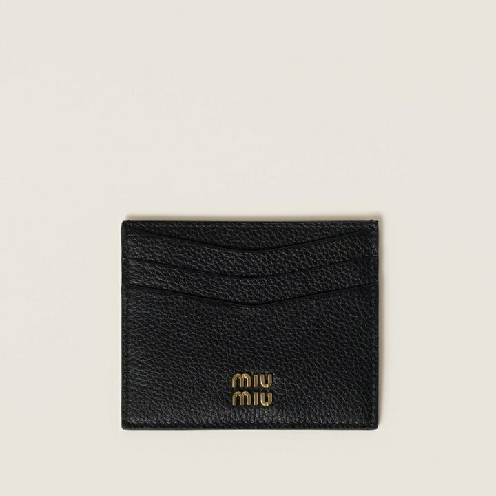 楽天市場】ミュウミュウ MIU MIU レザー カードケース 