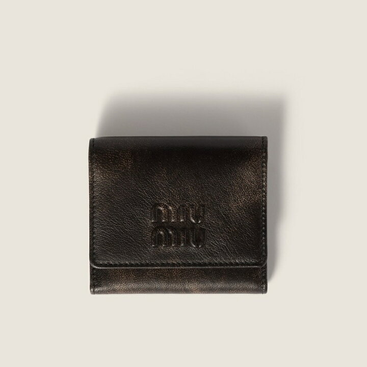 楽天市場】ミュウミュウ MIU MIU スモール ナッパレザー 財布 