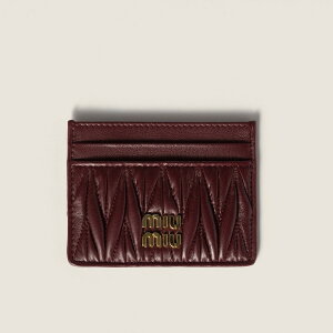 �~���E�~���E MIU MIU �}�e���b�Z���U�[ �J�[�h�P�[�X5MC076_AFPP_F0007�y�{���h�[ �z�y���������z�y���K�i�z