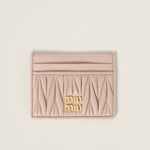 �~���E�~���E MIU MIU �}�e���b�Z���U�[ �J�[�h�P�[�X5MC076_AFPP_F0236�y�s���N�x�[�W�� �z�y���������z�y���K�i�z