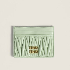 �~���E�~���E MIU MIU �}�e���b�Z���U�[ �J�[�h�P�[�X 5MC076_AFPP_F0934�y�A�N�A �z�y���������z�y���K�i�z