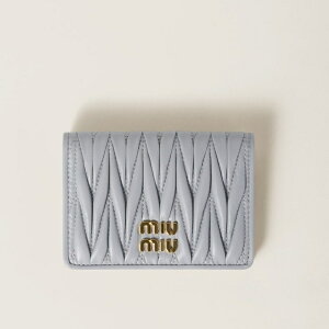 �~���E�~���E MIU MIU �}�e���b�Z���U�[ �J�[�h�P�[�X 5MC103_2FPP_F0164�y�p�[���O���[ �z�y���������z�y���K�i�z