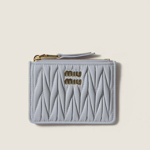 �~���E�~���E MIU MIU �}�e���b�Z �i�b�p���U�[ �J�[�h�z���_�[ 5MC093_AFPP_F0164�y�p�[���O���[ �z�y���������z�y���K�i�z