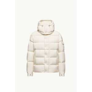 2026/27�H�~ MONCLER �����N���[�� ���f�B�[�XMoncler Maya 70 Hooded Short�_�E���W���P�b�g�yWhite �z