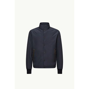 2025/26�H�~ MONCLER �����N���[�� �����YPIUMINO CORTO LANQUES CON FINITURE IN PELLE�_�E���W���P�b�g�yblu navy �z�y���������z�y���K�i�z