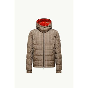 2025/26�H�~ MONCLER �����N���[�� �����YPIUMINO CORTO JONAGE REVERSIBILE CON CAPPUCCIO�_�E���W���P�b�g�ymarrone �z�y���������z�y���K�i�z