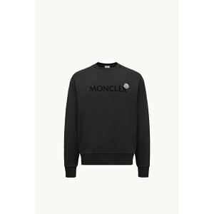 2025/26�H�~ MONCLER �����N���[�� �����YFELPA LOGATA IN COTONE�X�E�F�b�g�ynero �z�y���������z�y���K�i�z