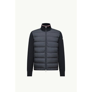 2025/26�H�~ MONCLER �����N���[�� �����YCARDIGAN IMBOTTITO IN COTONE CON ZIP�W���P�b�g�yblu �z�y���������z�y���K�i�z