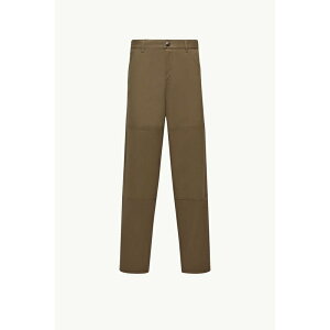 2025/26�H�~ MONCLER �����N���[�� �����YPANTALONI IN GABARDINE DI COTONE�p���c�yverde oliva �z�y���������z�y���K�i�z