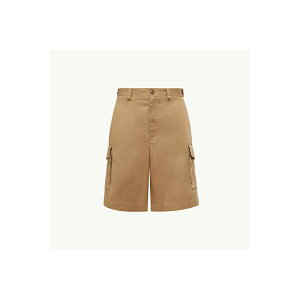 2025/26�H�~ MONCLER �����N���[�� �����YSHORTS CARGO IN GABARDINE DI COTONE�p���c�ybeige �z�y���������z�y���K�i�z