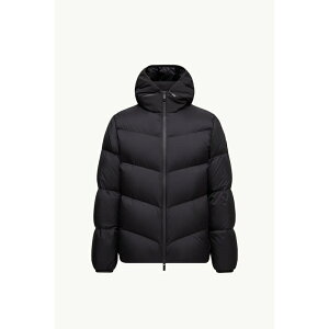 2025/26�H�~ MONCLER �����N���[�� �����YPIUMINO CORTO CON CAPPUCCIO FOREZ�_�E���W���P�b�g�ynero �z�y���������z�y���K�i�z