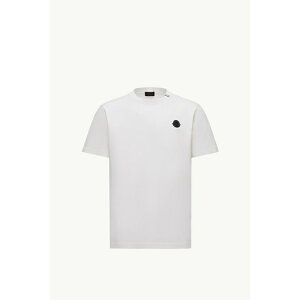 2025/26�H�~ MONCLER �����N���[�� �����YT-SHIRT IN COTONET�V���c�ybianco �z�y���������z�y���K�i�z