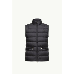 2025/26�H�~ MONCLER �����N���[�� �����YGILET IMBOTTITO TREOMPAN�_�E���x�X�g�ynero �z�y���������z�y���K�i�z