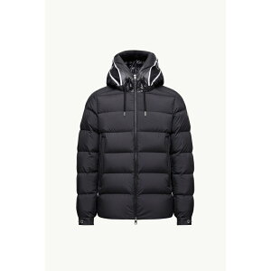 2025/26�H�~ MONCLER �����N���[�� �����YPIUMINO CORTO CARDERE CON CAPPUCCIO�_�E���W���P�b�g�ynero �z�y���������z�y���K�i�z