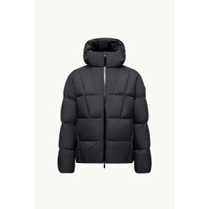 2025/26�H�~ MONCLER �����N���[�� �����YPIUMINO CORTO CON CAPPUCCIO FUSAIN�_�E���W���P�b�g�ynero �z�y���������z�y���K�i�z