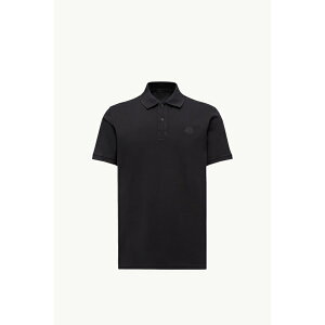 2025/26�H�~ MONCLER �����N���[�� �����YPOLO IN COTONE PIQUET CON LOGO�|���V���c�ynero �z�y���������z�y���K�i�z
