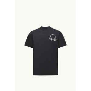 2025/26�H�~ MONCLER �����N���[�� �����YT-SHIRT LOGATA IN COTONET�V���c�ynero �z�y���������z�y���K�i�z