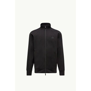 2025/26�H�~ MONCLER �����N���[�� �����YFELPA IN COTONE CON ZIP�X�E�F�b�g�ynero �z�y���������z�y���K�i�z