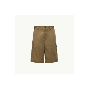 2025/26�H�~ MONCLER �����N���[�� �����YSHORTS CARGO IN GABARDINE DI COTONE�p���c�yverde oliva �z�y���������z�y���K�i�z