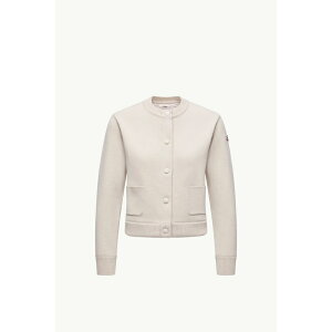 2025/26H~ MONCLER N[ fB[XCARDIGAN IMBOTTITO IN LANAJ[fBKybianco zyzyKiz