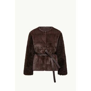 2025/26�H�~ MONCLER �����N���[�� ���f�B�[�XPIUMINO CORTO �_�E���W���P�b�g�ymarrone scuro �z�y���������z�y���K�i�z