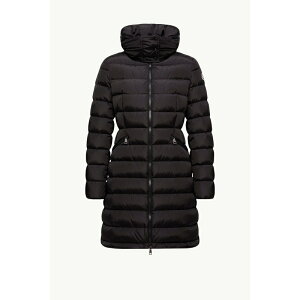 2025/26H~ MONCLER N[ fB[XPIUMINO LUNGO FLAMMETTE CON CAPPUCCIOWPbgynero zyzyKiz