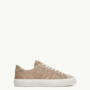 2025/26秋冬 MONCLER モンクレール レディースSNEAKER MONACO M IN PELLE SCAMOSCIATAスニーカー【beige 】【送料無料】【正規品】