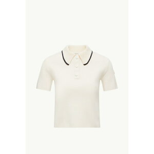 2025/26�H�~ MONCLER �����N���[�� ���f�B�[�XPOLO IN COTONE�|���V���c�ybianco �z�y���������z�y���K�i�z