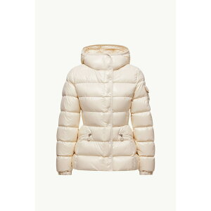 2025/26�H�~ MONCLER �����N���[�� ���f�B�[�XPIUMINO CORTO BARANTE CON CAPPUCCIO�_�E���W���P�b�g�ybianco avorio �z�y���������z�y���K�i�z