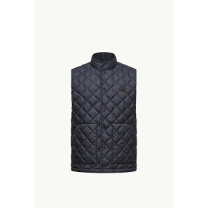 2025/26�H�~ MONCLER �����N���[�� �����YLYCOPE PADDED VEST WITH DIAMOND QUILTING�_�E���x�X�g�yBlu �z�y���������z�y���K�i�z