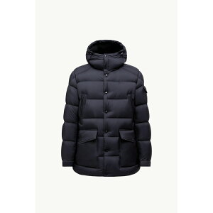 2025/26�H�~ MONCLER �����N���[�� �����YBRETAGNE SHORT HOODED DOWN JACKET�_�E���W���P�b�g�yBlu Navy �z�y���������z�y���K�i�z