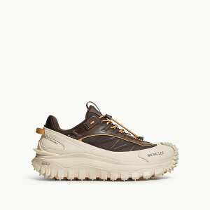 2025/26秋冬 MONCLER モンクレール メンズTRAILGRIP GTX SNEAKERSスニーカー【Bianco/Marrone 】【送料無料】【正規品】