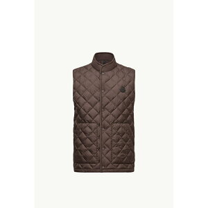 2025/26�H�~ MONCLER �����N���[�� �����YLYCOPE PADDED VEST WITH DIAMOND QUILTING�_�E���x�X�g�yMarrone �z�y���������z�y���K�i�z