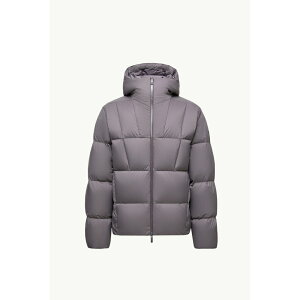 2025/26�H�~ MONCLER �����N���[�� �����YFUSAIN SHORT DOWN JACKET WITH HOOD�_�E���W���P�b�g�yGrigio Scuro �z�y���������z�y���K�i�z