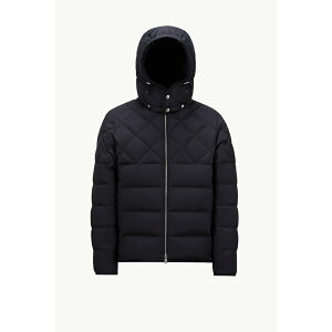 2025/26�H�~ MONCLER �����N���[�� �����YCECAUD SHORT DOWN JACKET WITH HOOD�_�E���W���P�b�g�yBlu Navy �z�y���������z�y���K�i�z