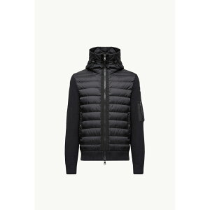 2025/26�H�~ MONCLER �����N���[�� �����YPADDED ZIP-UP CARDIGAN�W���P�b�g�yNero �z�y���������z�y���K�i�z