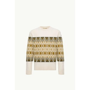 2025/26�H�~ MONCLER �����N���[�� �����YWOOL SWEATER WITH DIAMOND PATTERN�Z�[�^�[�yMulticolor �z�y���������z�y���K�i�z