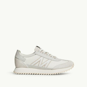 2025/26秋冬 MONCLER モンクレール メンズPACEY2 SNEAKERS IN SUEDE AND NUBUCKスニーカー【Bianco 】【送料無料】【正規品】