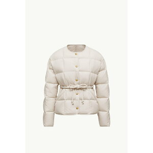 2025/26�H�~ MONCLER �����N���[�� ���f�B�[�XCARAMAGNE SHORT DOWN JACKET WITH BELTS�_�E���W���P�b�g�yBianco �z�y���������z�y���K�i�z