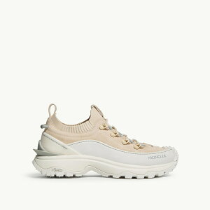 2025/26秋冬 MONCLER モンクレール レディースTRAILGRIP LITE3 NUBUCK AND SUEDE SNEAKERスニーカー【Bianco Avorio 】【送料無料】【正規品】