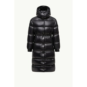 2025/26�H�~ MONCLER �����N���[�� ���f�B�[�XCAVETTAZ LONG DOWN JACKET WITH HOOD�_�E���W���P�b�g�yNero �z�y���������z�y���K�i�z