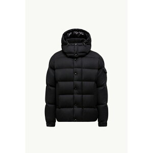 2025/26�H�~ MONCLER �����N���[�� �����YMAYA 70 HOODED WOOL FLANNEL DOWN JACKET�_�E���W���P�b�g�yNero �z�y���������z�y���K�i�z