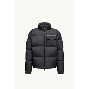 2025/26�H�~ MONCLER �����N���[�� �����YCHINON SHORT DOWN JACKET WITH CHECKED QUILTING�_�E���W���P�b�g�yNero �z�y���������z�y���K�i�z