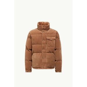 2025/26�H�~ MONCLER �����N���[�� �����YSERRANT SHORT VELVET DOWN JACKET�_�E���W���P�b�g�yMarrone �z�y���������z�y���K�i�z