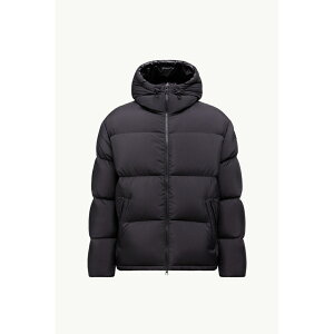 2025/26�H�~ MONCLER �����N���[�� �����YMERIERA SHORT DOWN JACKET WITH HOOD�_�E���W���P�b�g�yNero �z�y���������z�y���K�i�z