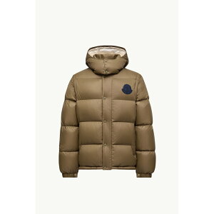 2025/26�H�~ MONCLER �����N���[�� �����YCYCLONE 2-IN-1 SHORT DOWN JACKET WITH HOOD�_�E���W���P�b�g�yVerde Oliva �z�y���������z�y���K�i�z