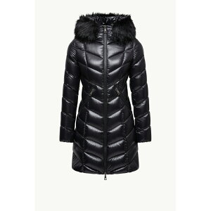 2025/26�H�~ MONCLER �����N���[�� ���f�B�[�XFULMARUS LONG DOWN JACKET WITH HOOD AND SYNTHETIC TRIM�_�E���W���P�b�g�yNero �z�y���������z�y���K�i�z